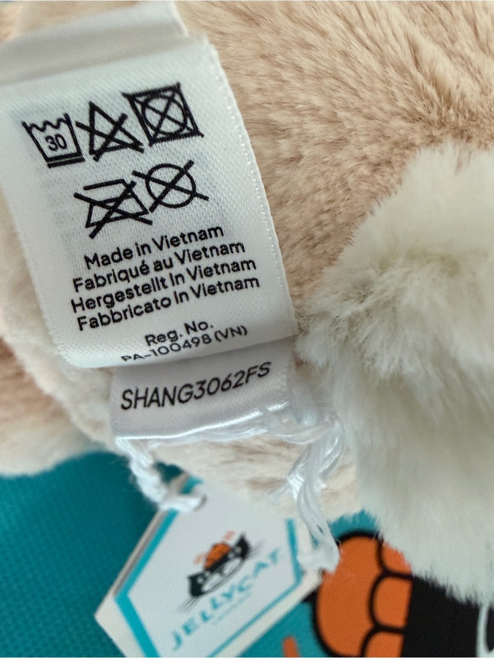 Jellycat Bashful Bunny Junior Soft Toy China-only edition - Picture 8 of 10